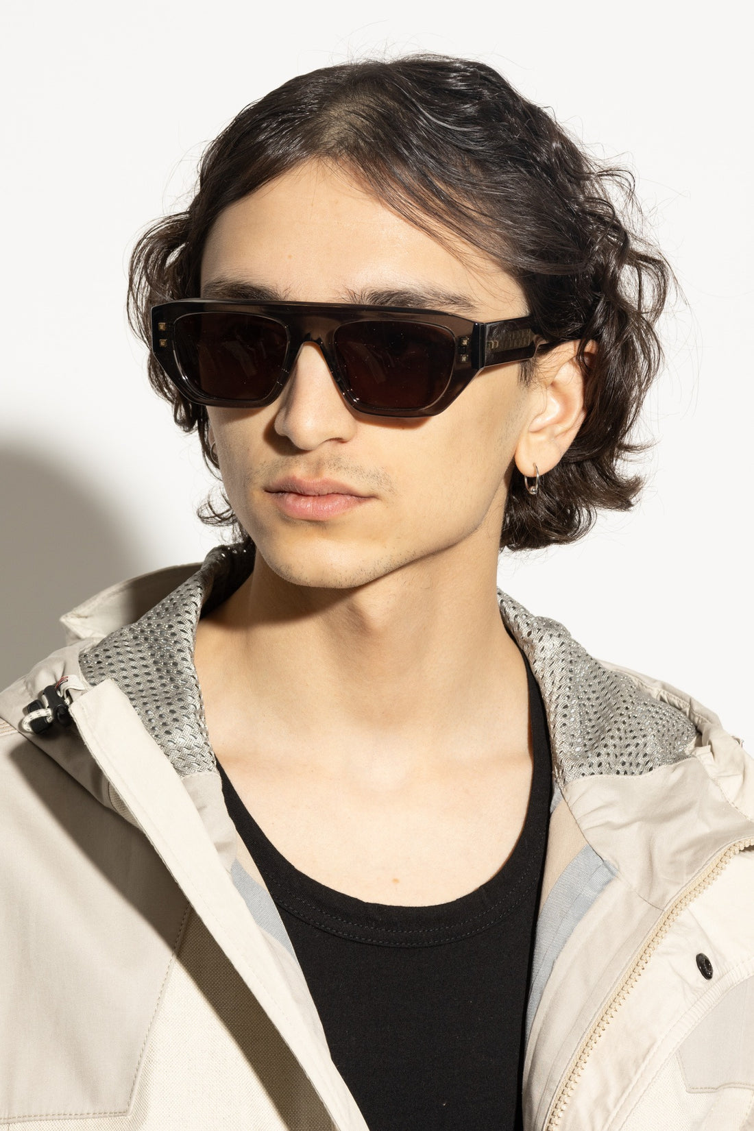 BALMAIN BPS176C B-ARMY II GRY GLD 54 SUNGLASSES