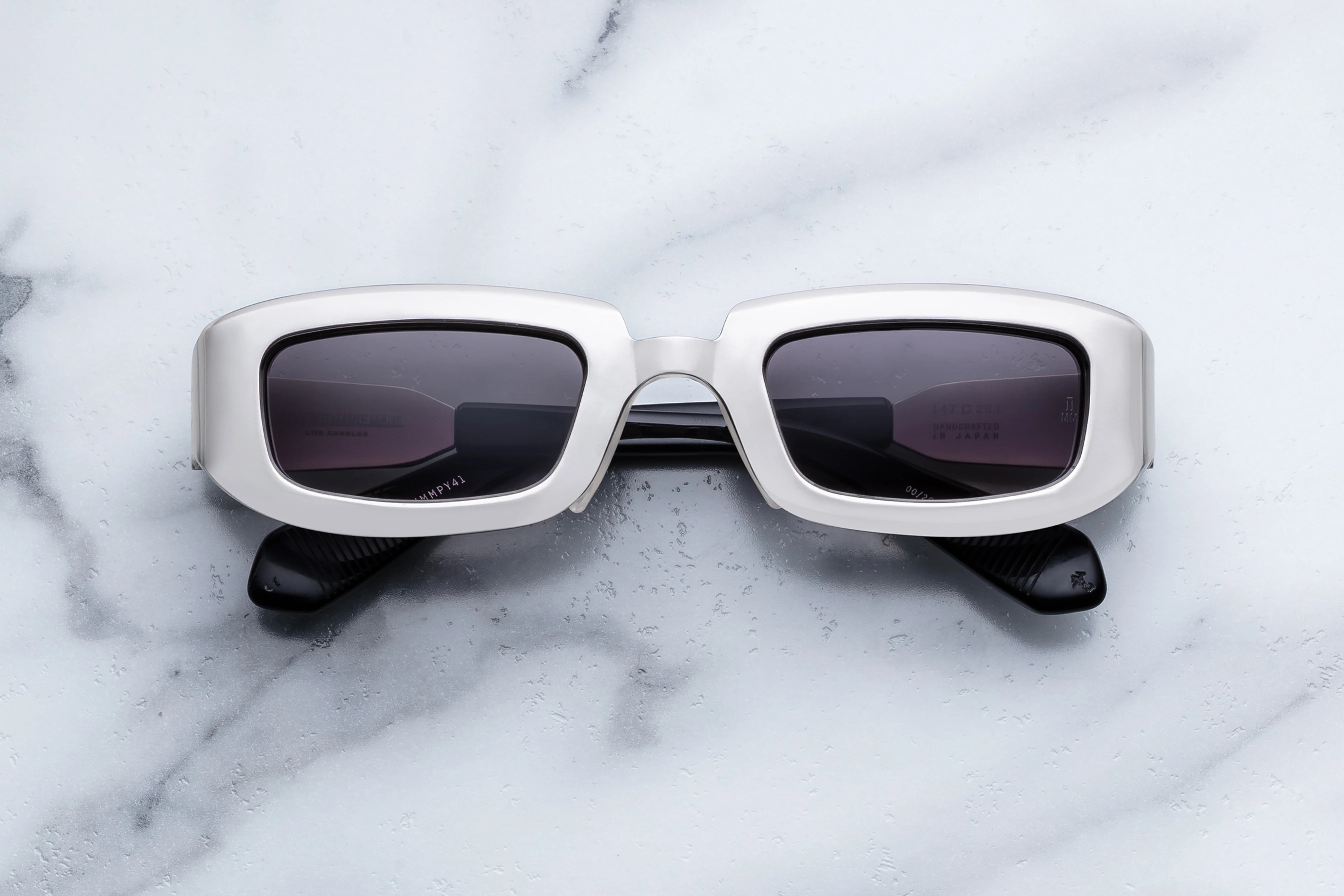 JACQUES MARIE MAGE RYDER 54/200 JMMPY41 SILVER 47 SUNGLASSES