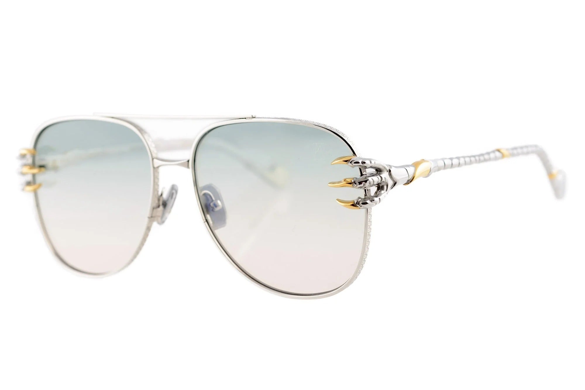 ANNA KARIN CLAW VOYAGE GOLD BLUSH 60 SUNGLASSES