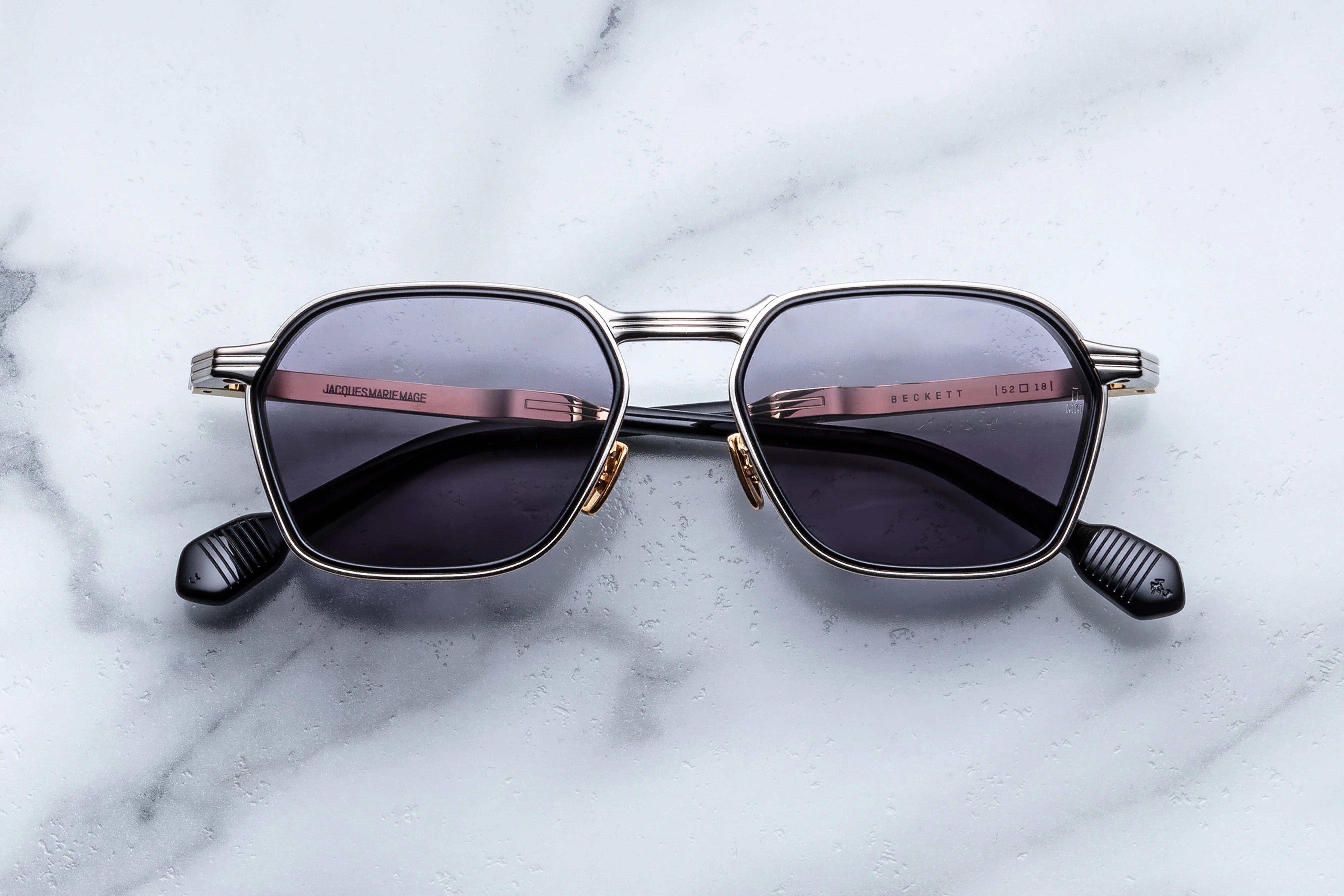 JACQUES MARIE MAGE BECKETT 327/500 JMMKE41 SILVER 52 SUNGLASSES