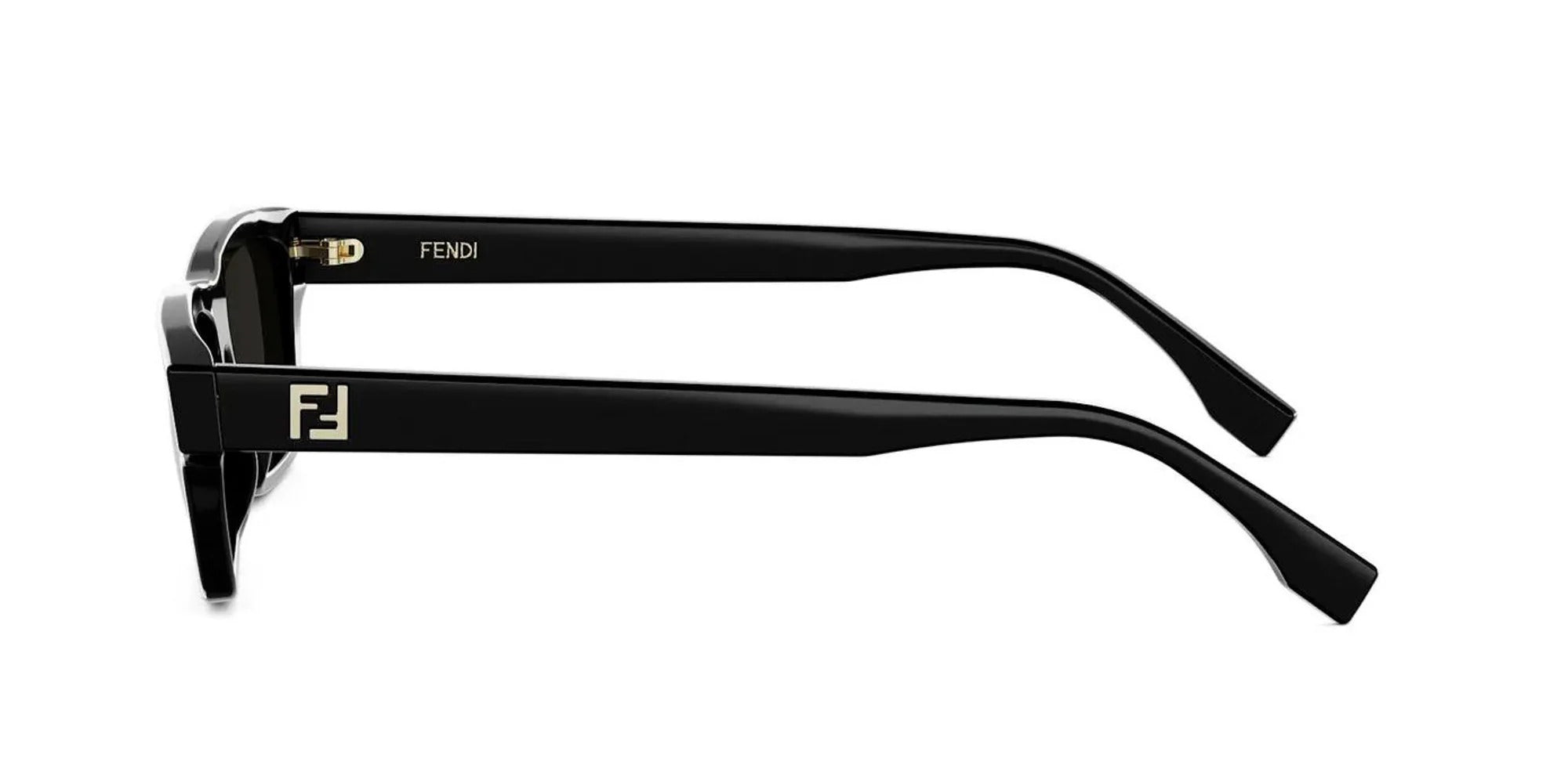 FENDI FE40199I 01A 55 SUNGLASSES