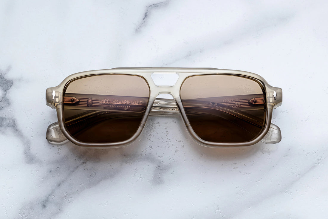 JACQUES MARIE MAGE EVANS SUN JMMEVB23 MARZIPAN 55 SUNGLASSES