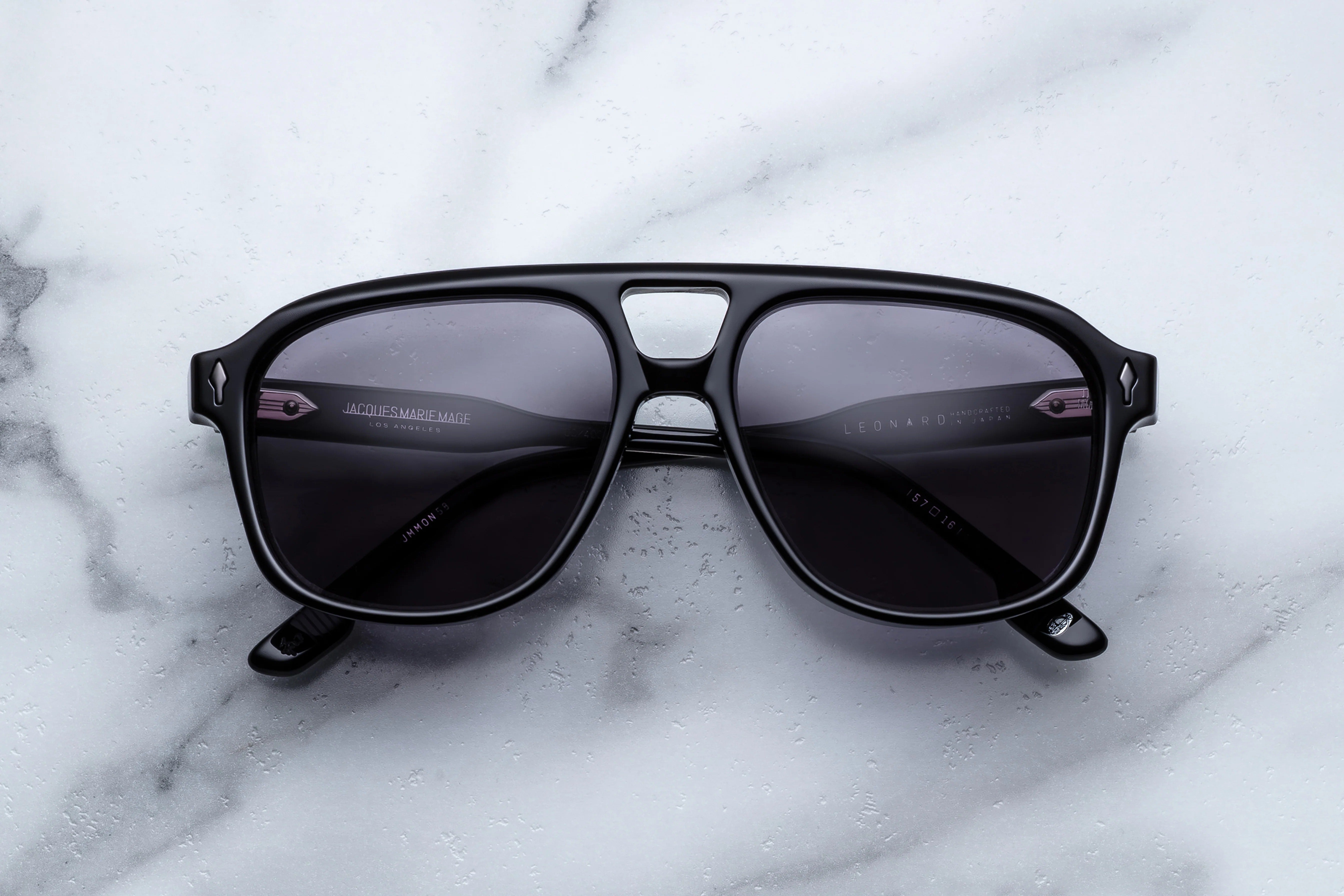 JACQUES MARIE MAGE LEONARD 252/400 JMMON58 RAVEN 57 SUNGLASSES