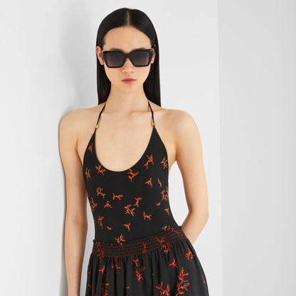 FENDI FE40161I 01B 54 SUNGLASSES