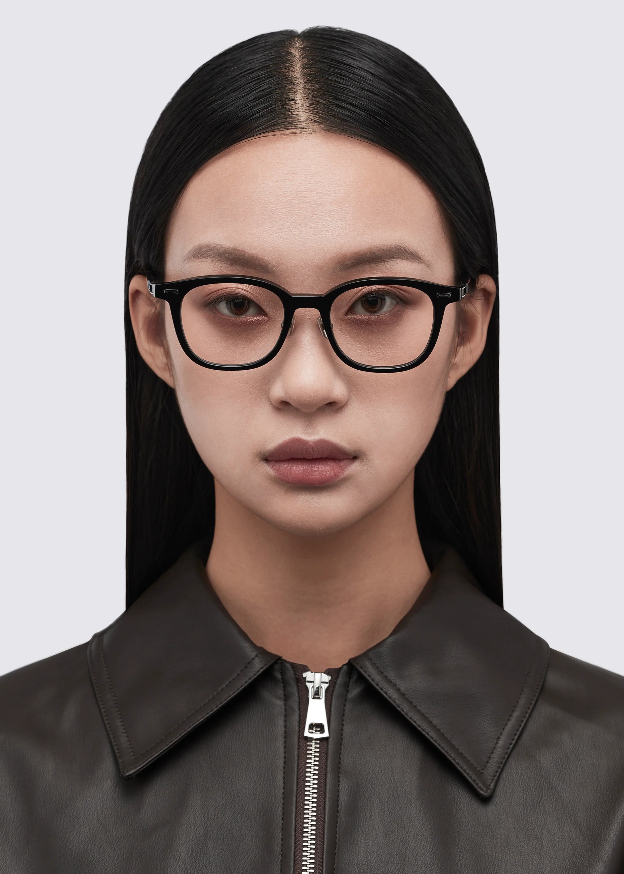 A SOCIETY LOWEN CLIPON BLACK BLACK 49 SUNGLASSES