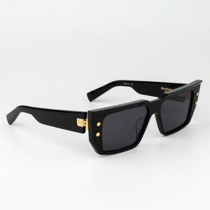 BALMAIN PARIS BPS128A B-VI BLK GLD 54 SUNGLASSES