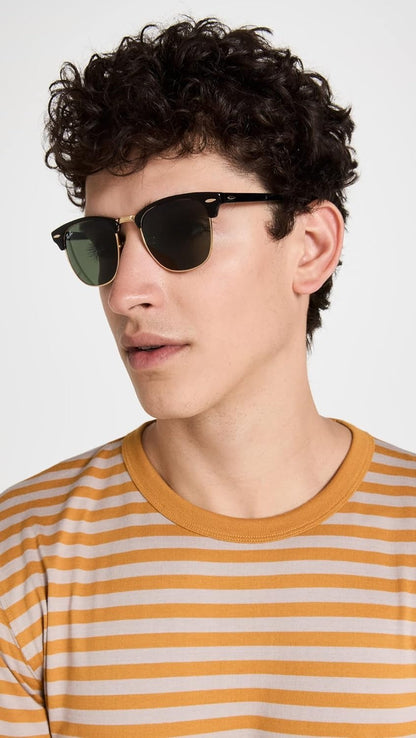 RAYBAN RB3016 CLUBMASTER W0365 49 SUNGLASSES