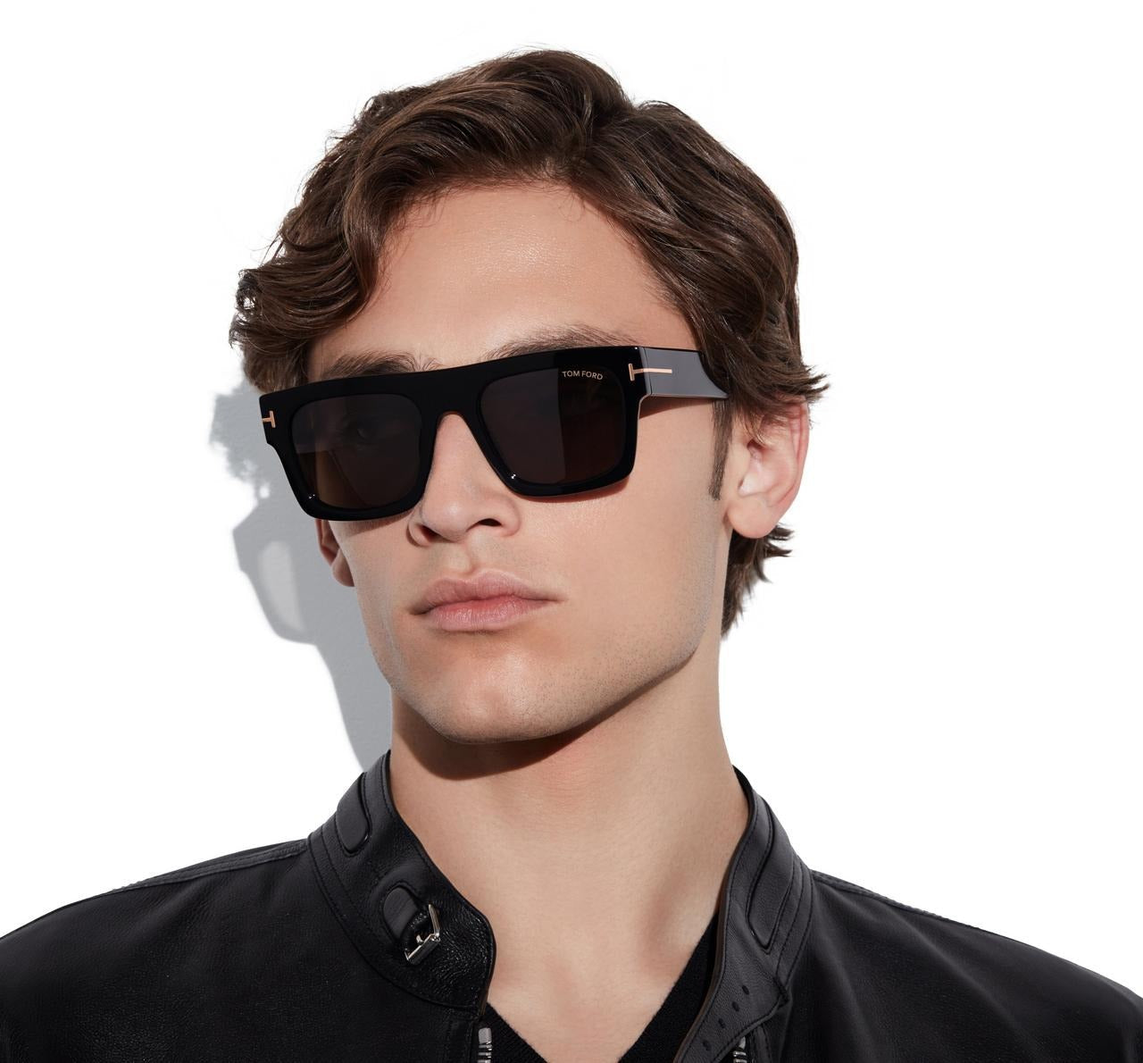 TOM FORD TF711 FAUSTO 01A 53 SUNGLASSES