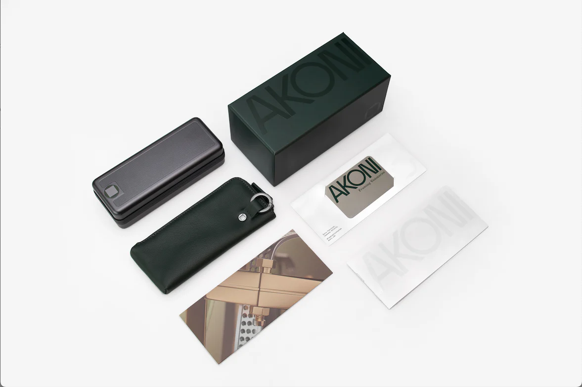 AKONI AKS109E BLK 50 SUNGLASSES