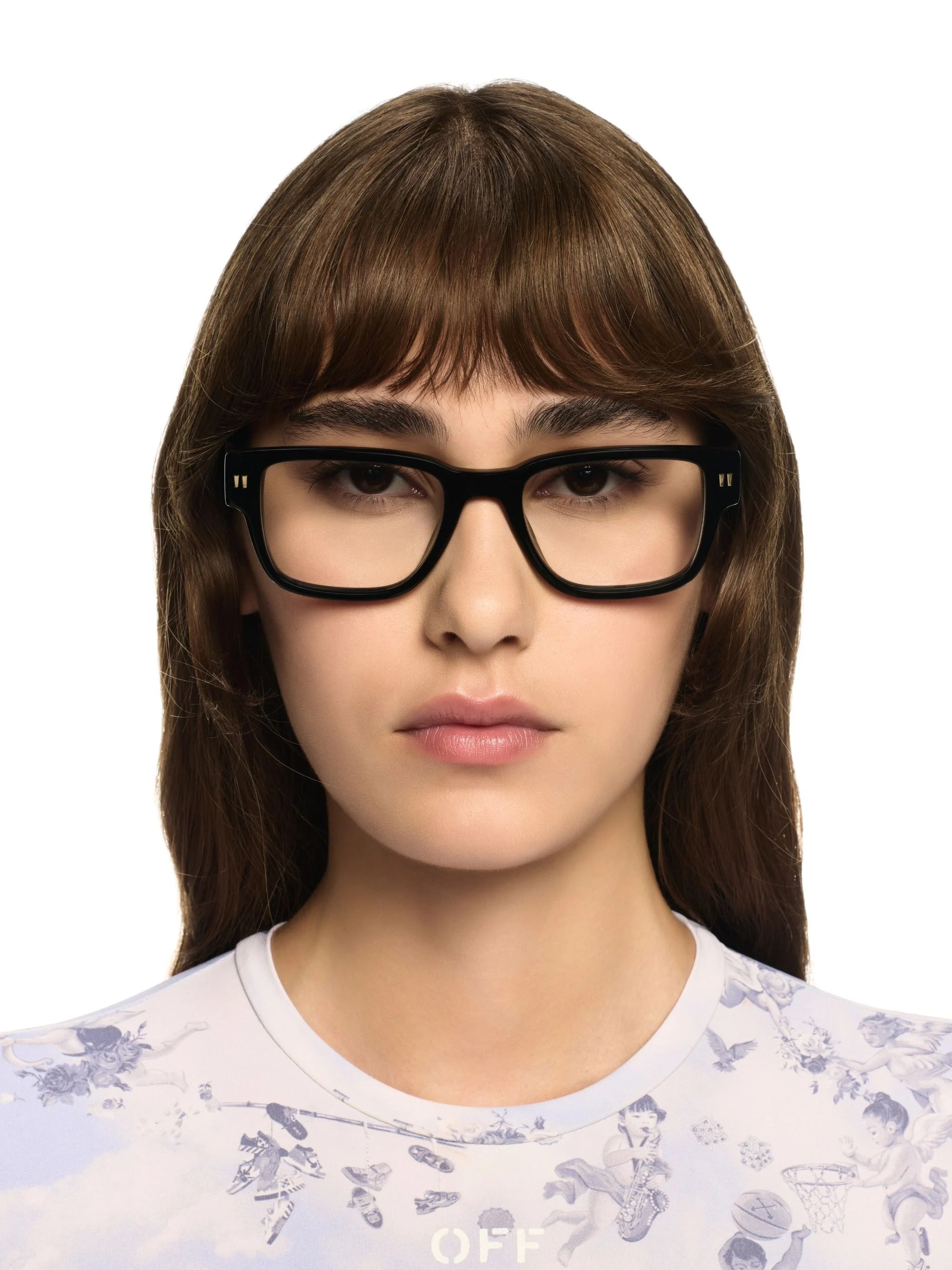 OFF WHITE OERJ07S EYEWEAR STYLE 7S BLACK 1000 49 FRAME