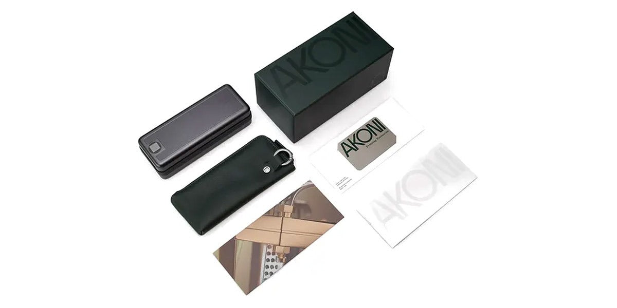 AKONI AKS206A ICARUS BLK GLD 58 SUNGLASSES