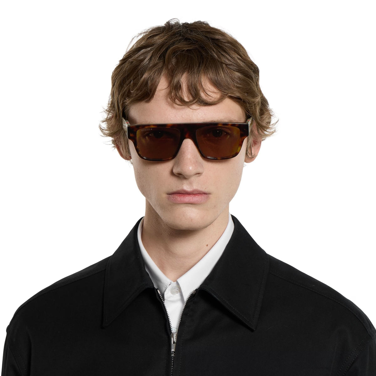NWT Gucci GG1960S-007 Havana Brown 53mm Sunglasses Gucci GG1960S 007 Havana Rectangular Sunglasses - eye-oo.com main image 4