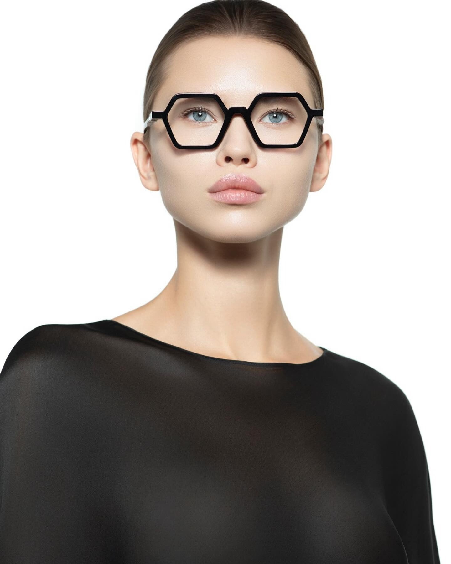 VAVA WL0094 BLACK WHITE 50 FRAME