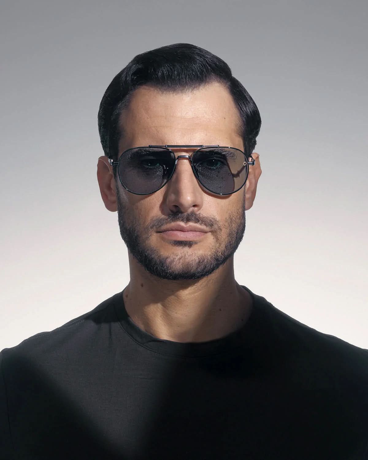 AKONI AKS202A HYDRA GLD BLK 59 SUNGLASSES