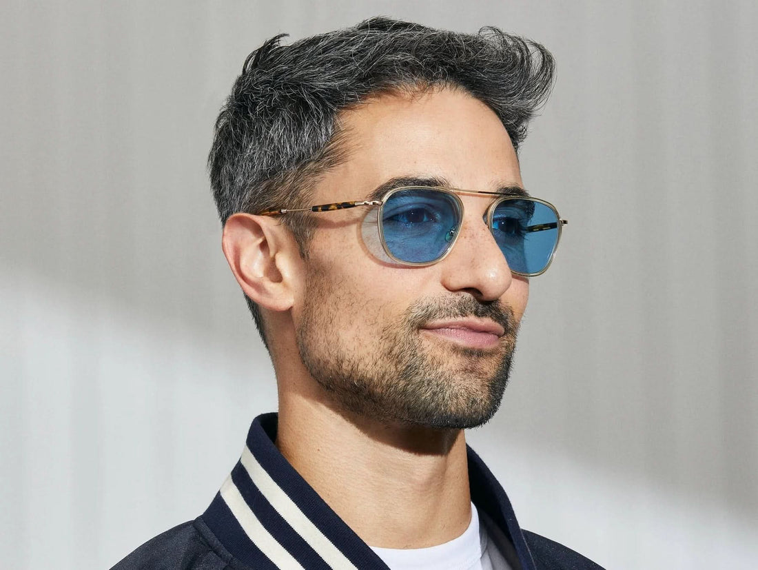 MOSCOT FANAGLE CITRON TORTOISE 53 SUNGLASSES