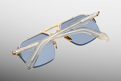 JACQUES MARIE MAGE SILVERTON 76/350 JMMSVR19H 57 SUNGLASSES