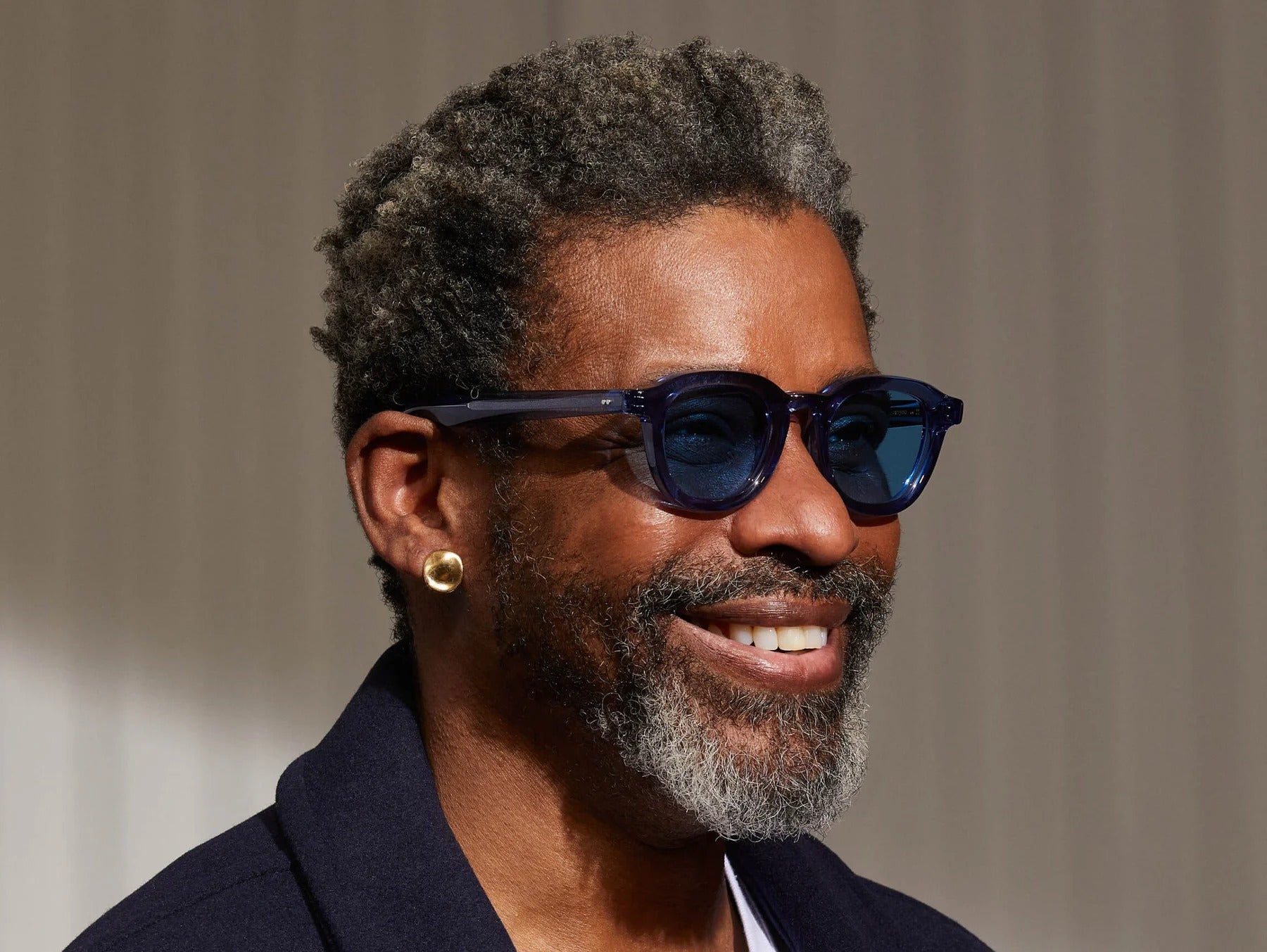 MOSCOT DAHVEN SAPPHIRE 44 SUNGLASSES