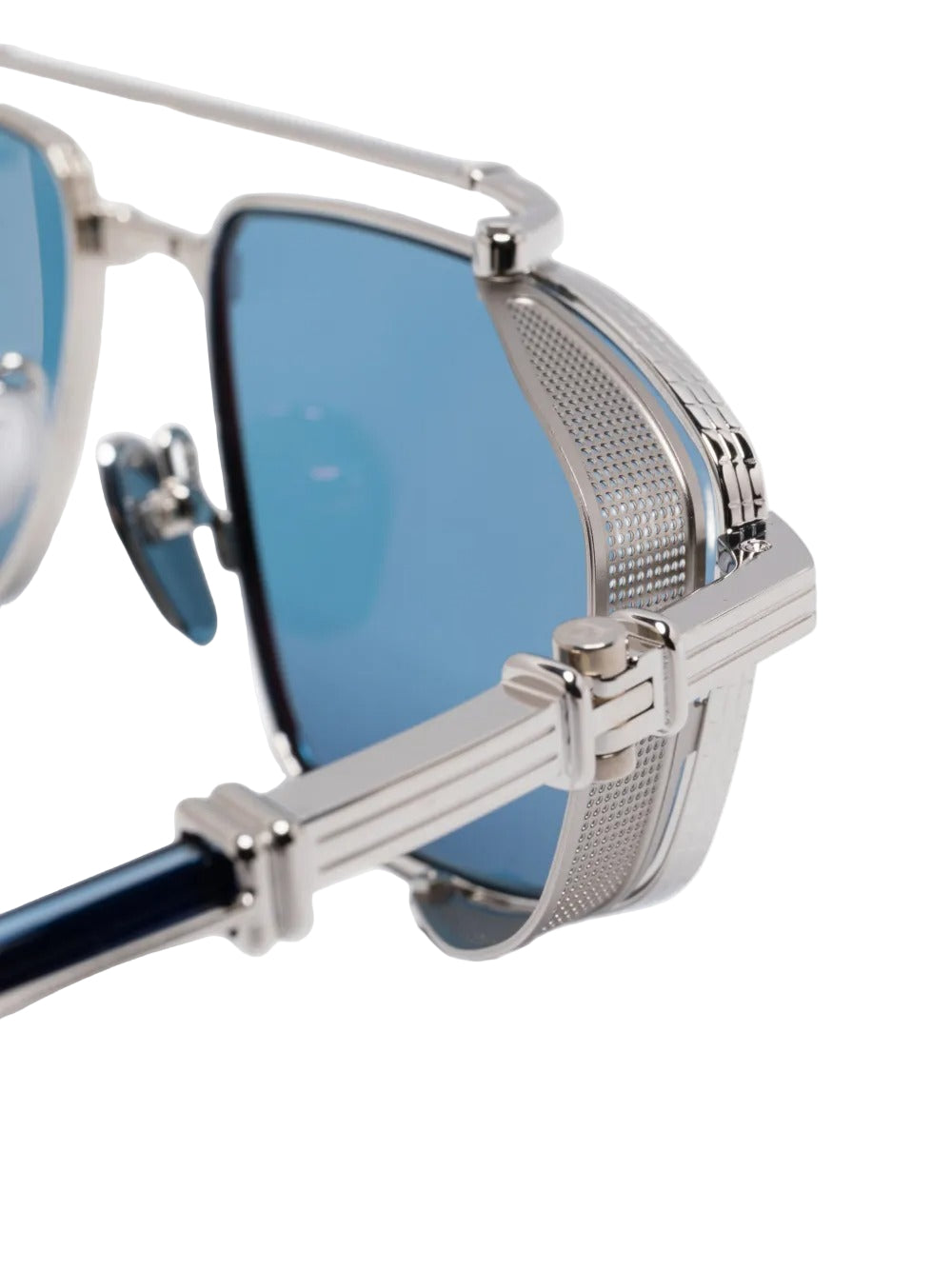 BALMAIN BPS142F BRIGADE SLV BLU 56 SUNGLASSES