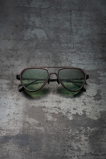 CAPOTE CC896 BBRZ GREEN 54 SUNGLASSES