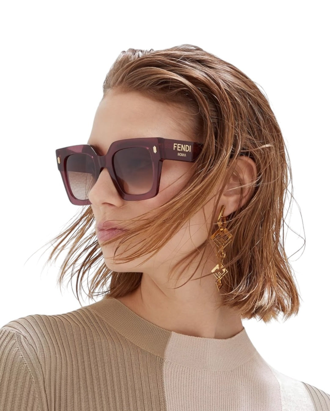 FENDI FE40101I 81F 50 SUNGLASSES