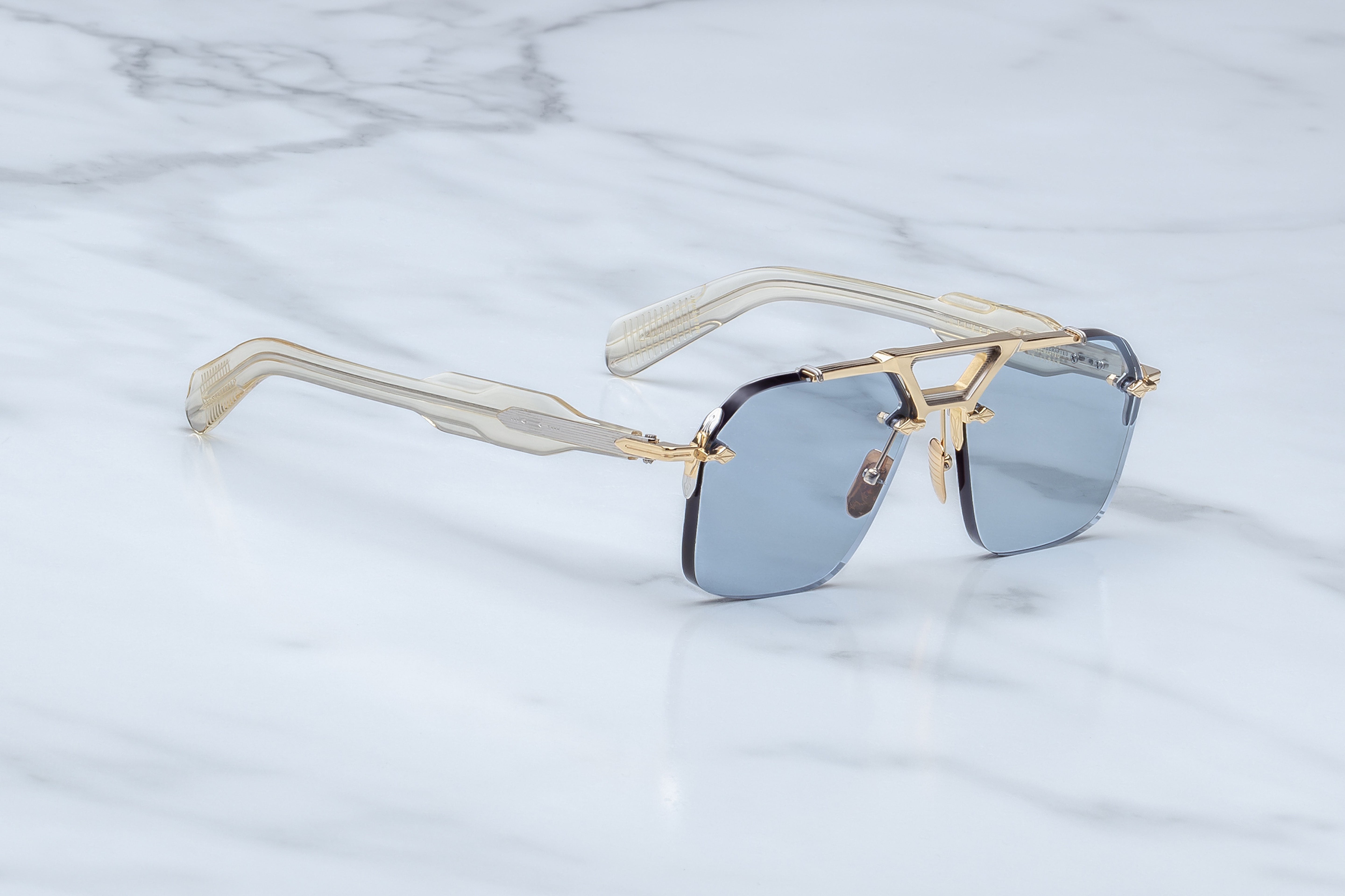 JACQUES MARIE MAGE SILVERTON 76/350 JMMSVR19H 57 SUNGLASSES