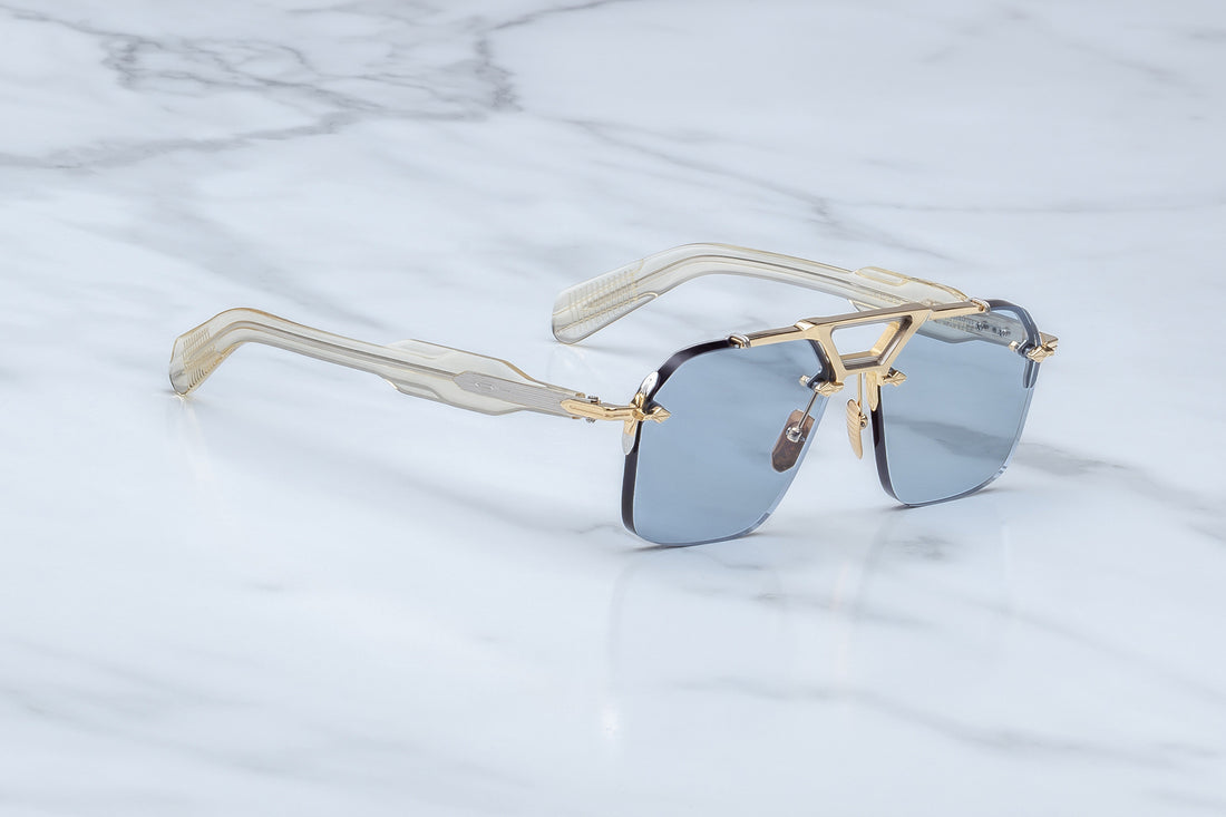 JACQUES MARIE MAGE SILVERTON 76/350 JMMSVR19H 57 SUNGLASSES