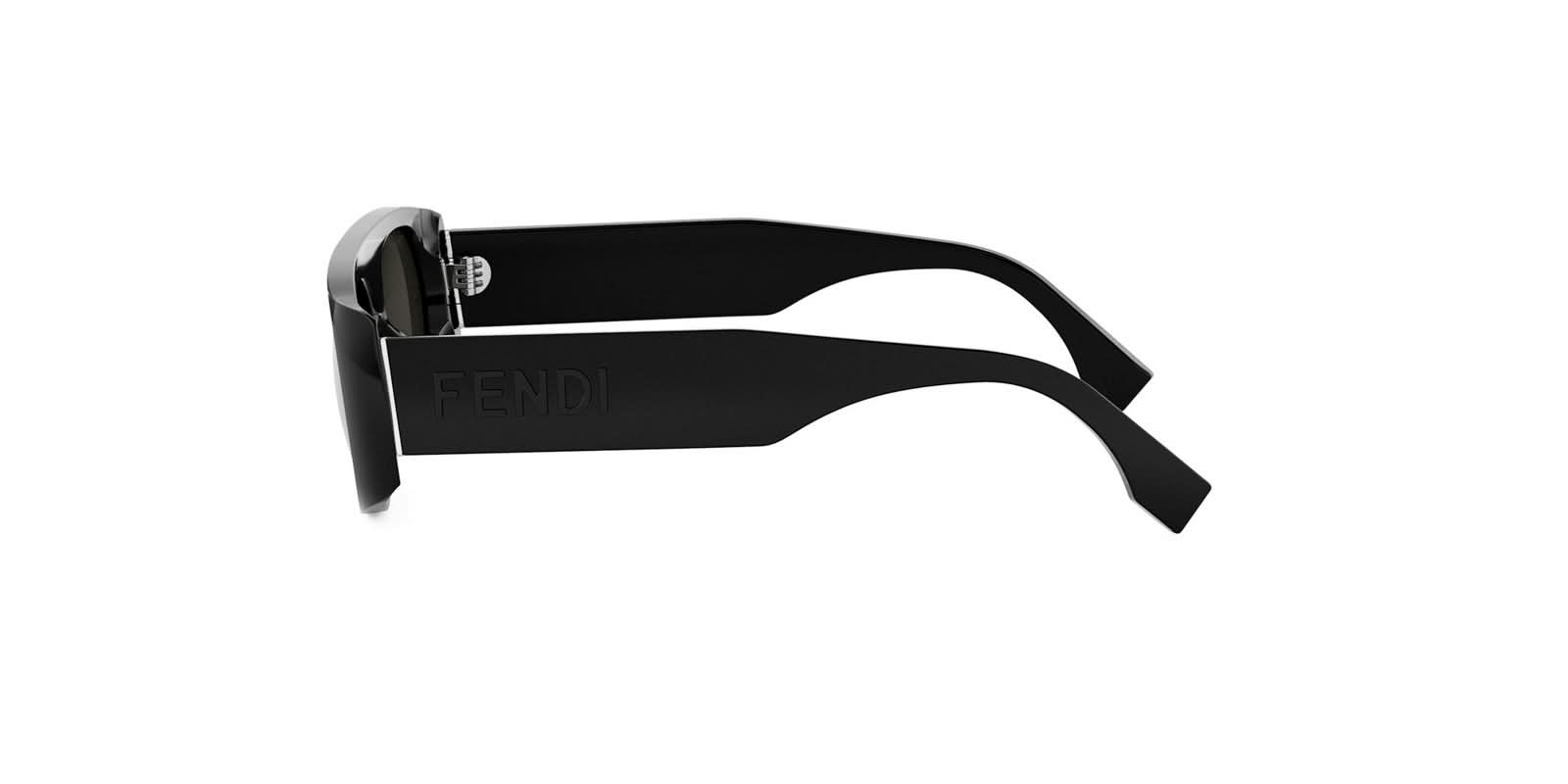 FENDI FE40169I 01A 54 SUNGLASSES
