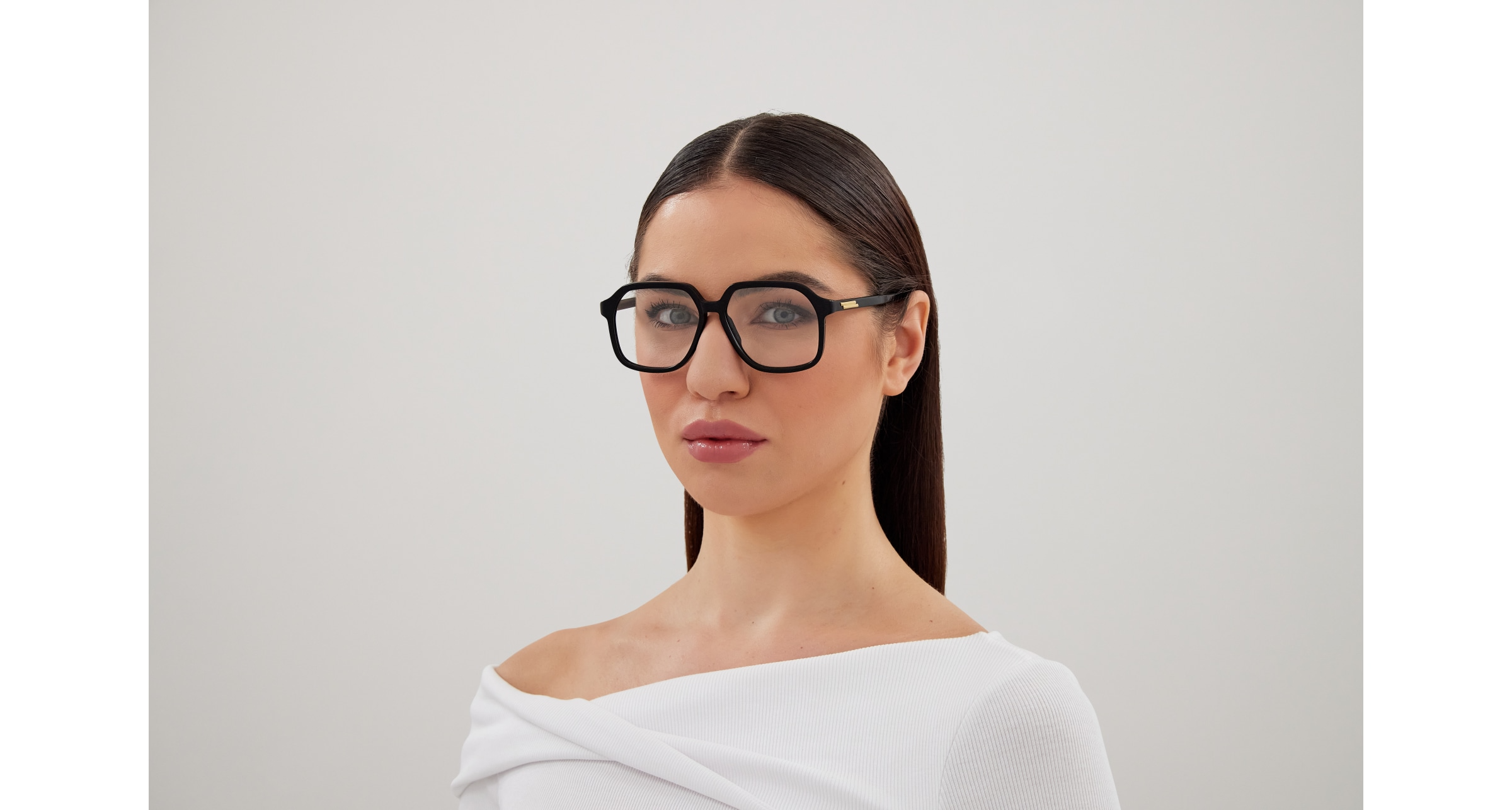 BOTTEGA VENETA BV1329O 001 55 FRAME