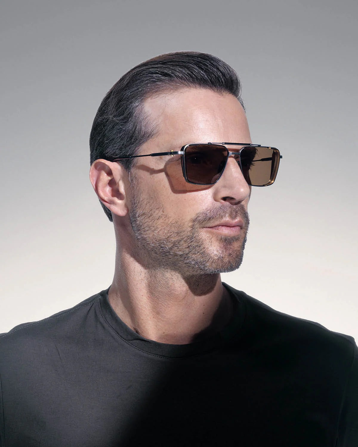 AKONI AKS203D HERA BLK GLD 58 SUNGLASSES