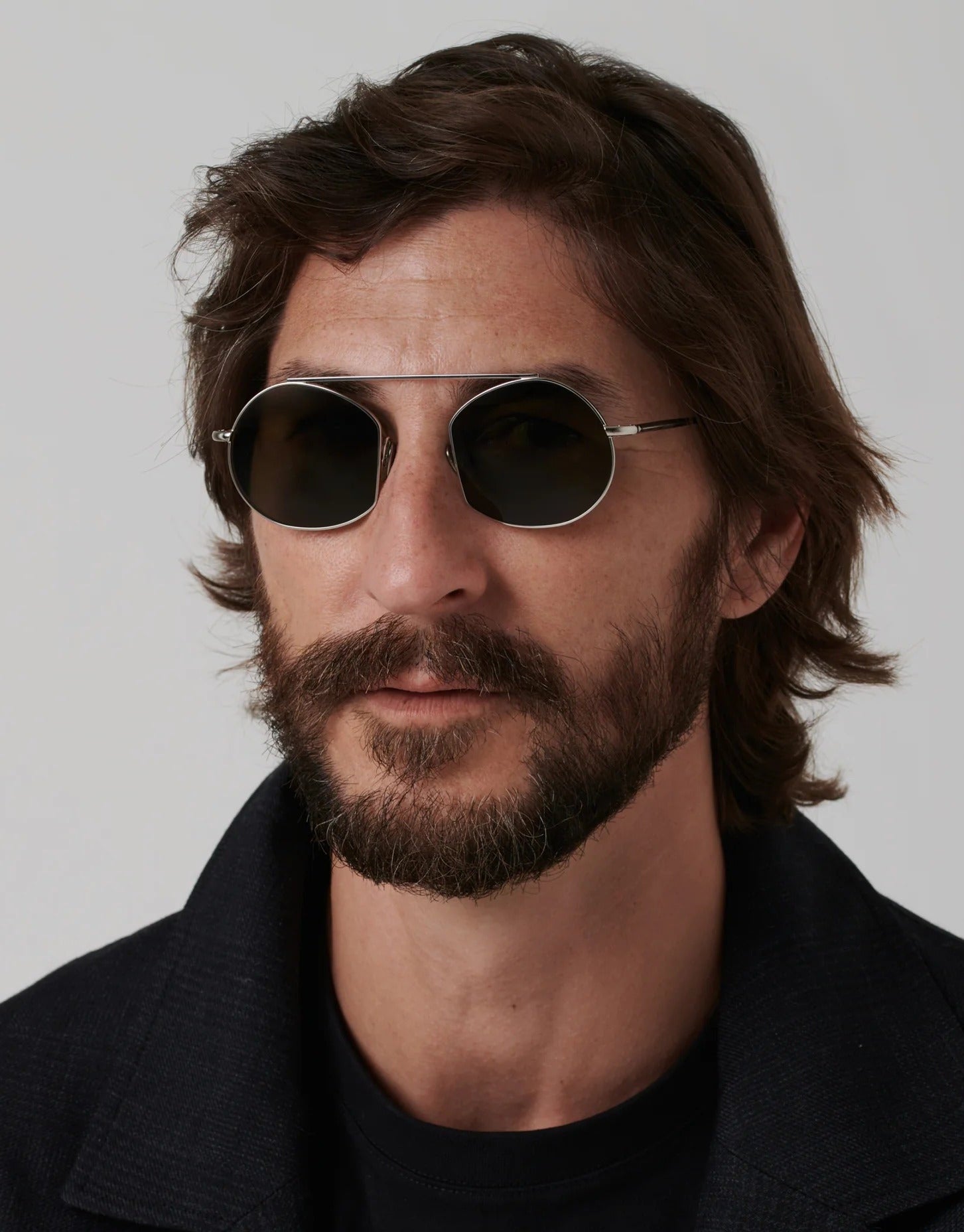 AHLEM PLACE DES VICTOIRES WHITE GOLD 48 SUNGLASSES