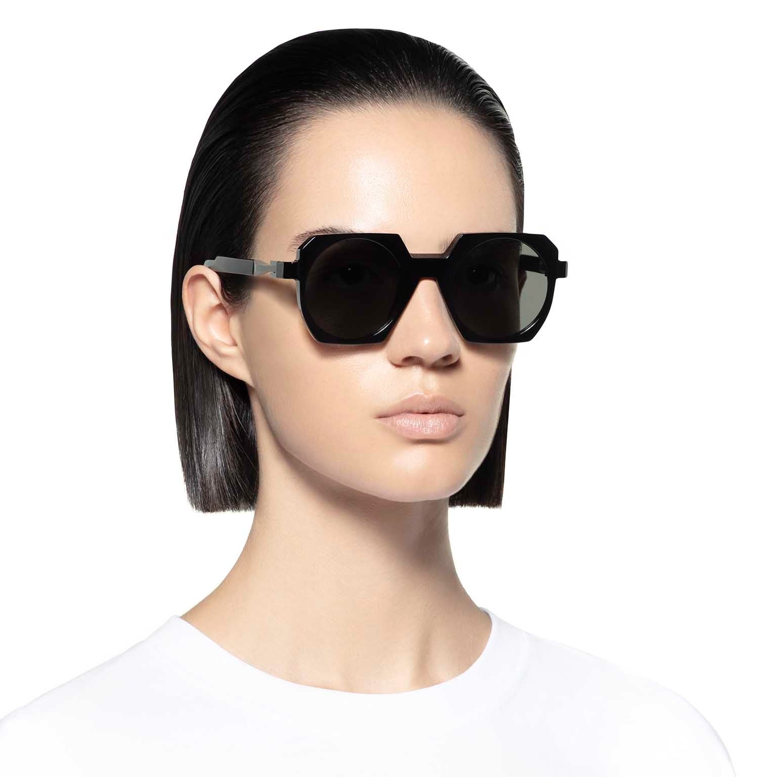 VAVA BL0041 BLACK LABEL BLACK 50 SUNGLASSES