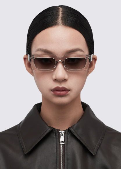 A SOCIETY MICAH GREY 52 SUNGLASSES