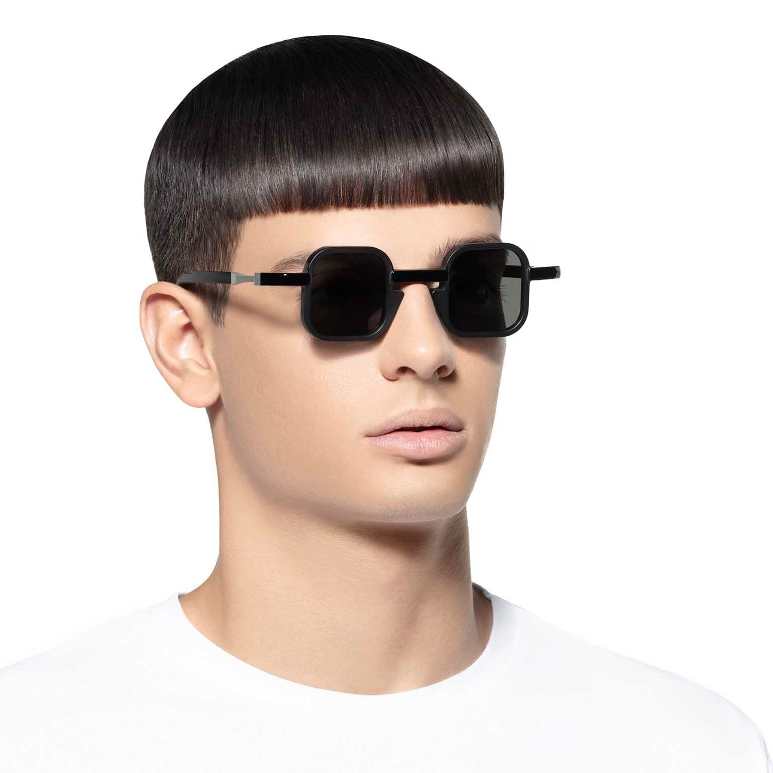 VAVA WL0067 WHITE LABEL BLACK MATT 39 SUNGLASSES
