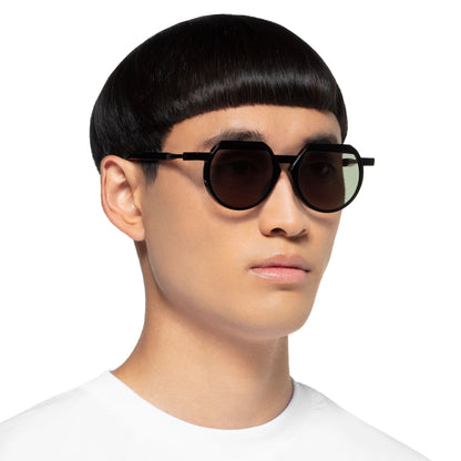 VAVA WL0049 WHITE LABEL BLACK 50 SUNGLASSES