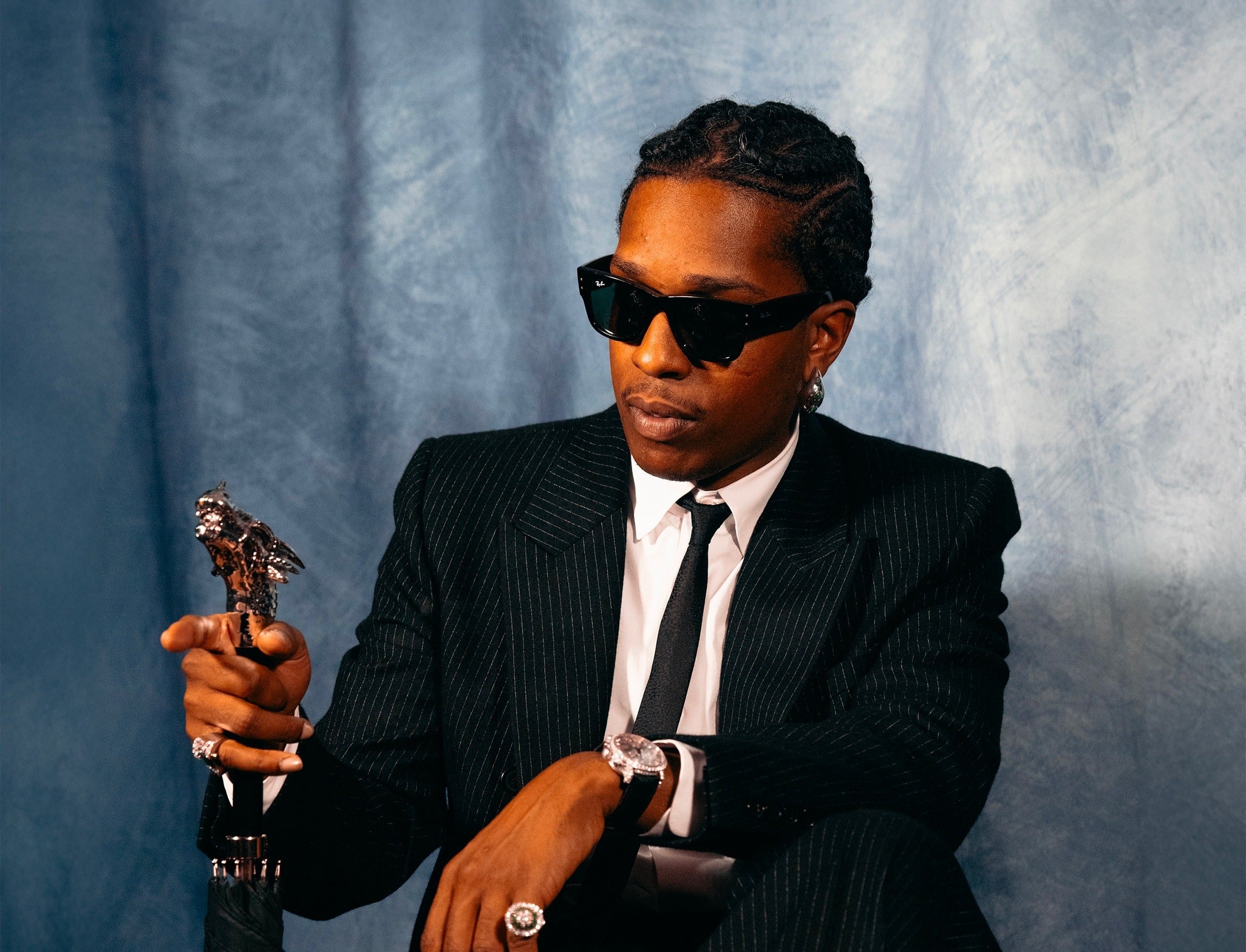 RAYBAN RB0840S ASAP ROCKY MEGA WAYFARER 6826J5 51 SUNGLASSES