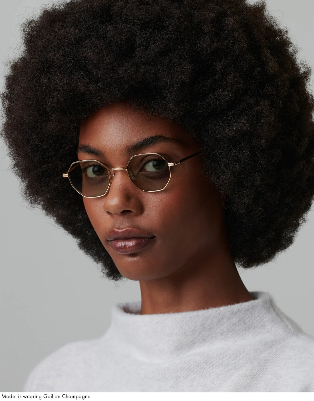 AHLEM GAILLON CHAMPAGNE 46 SUNGLASSES