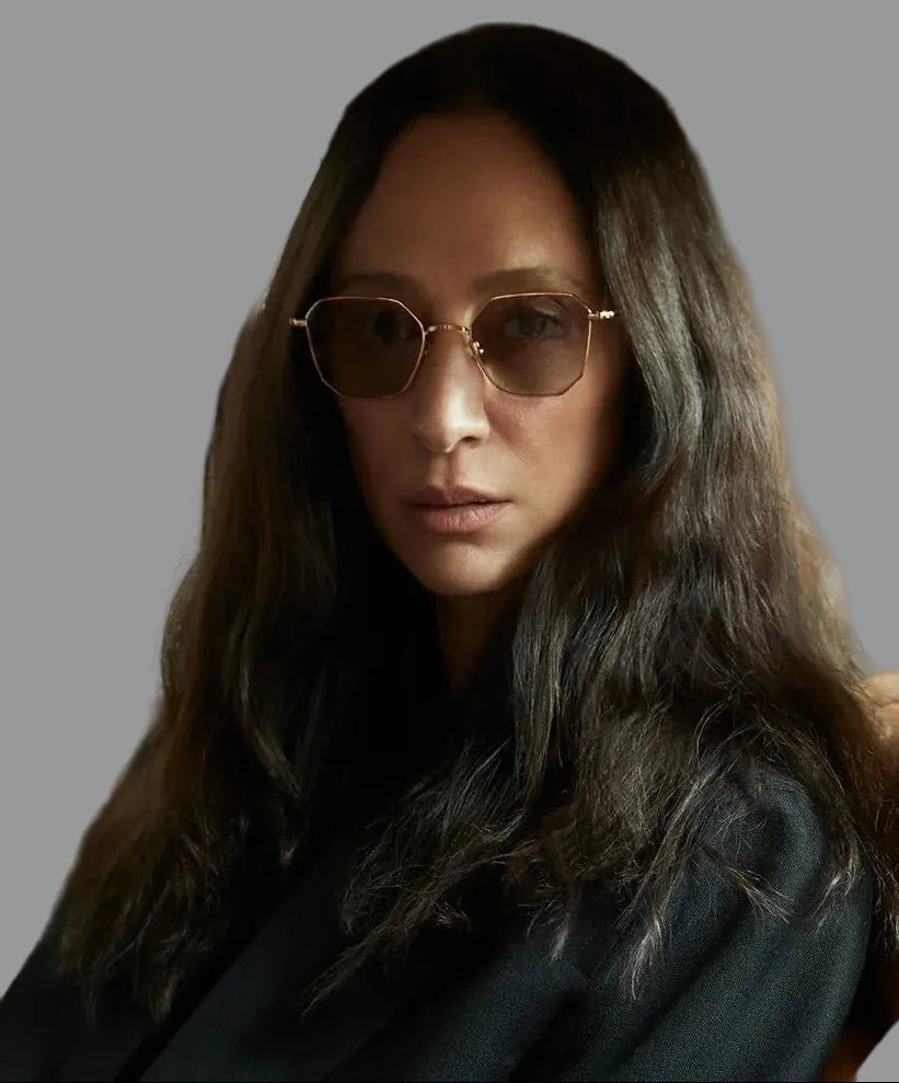 AHLEM COURONNES PEONY GOLD 50 SUNGLASSES