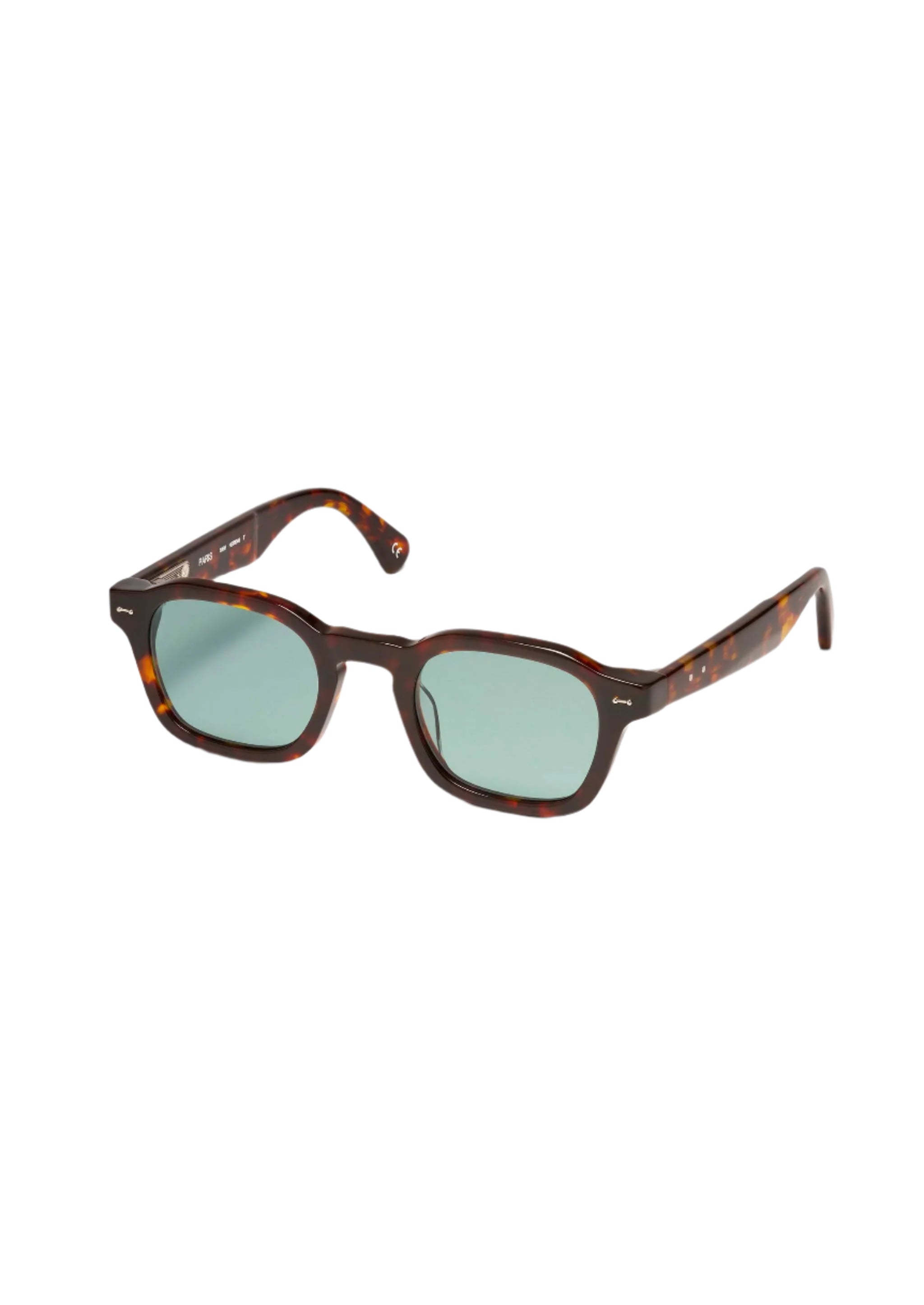 PETER AND MAY S98 SUN HERO TORTOISE GRN 46 SUNGLASSES