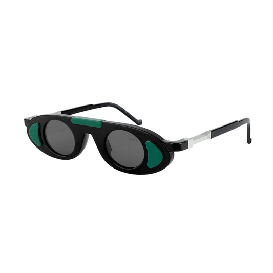 VAVA BL0050 BLACK LABEL  BLACK GREEN 35 SUNGLASSES