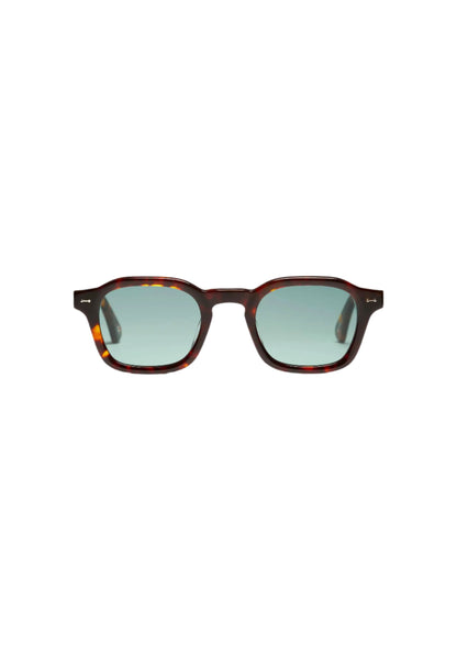 PETER AND MAY S98 SUN HERO TORTOISE GRN 46 SUNGLASSES