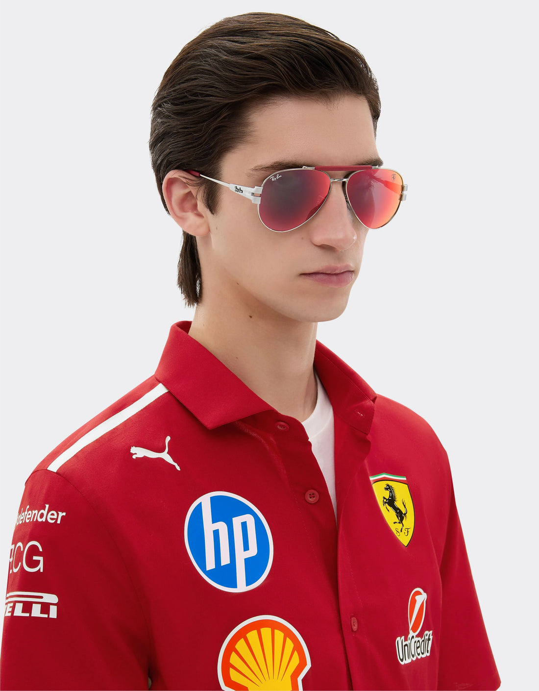 RAYBAN RB3762M SCUDERIA FERRARI F1256P 58 SUNGLASSES