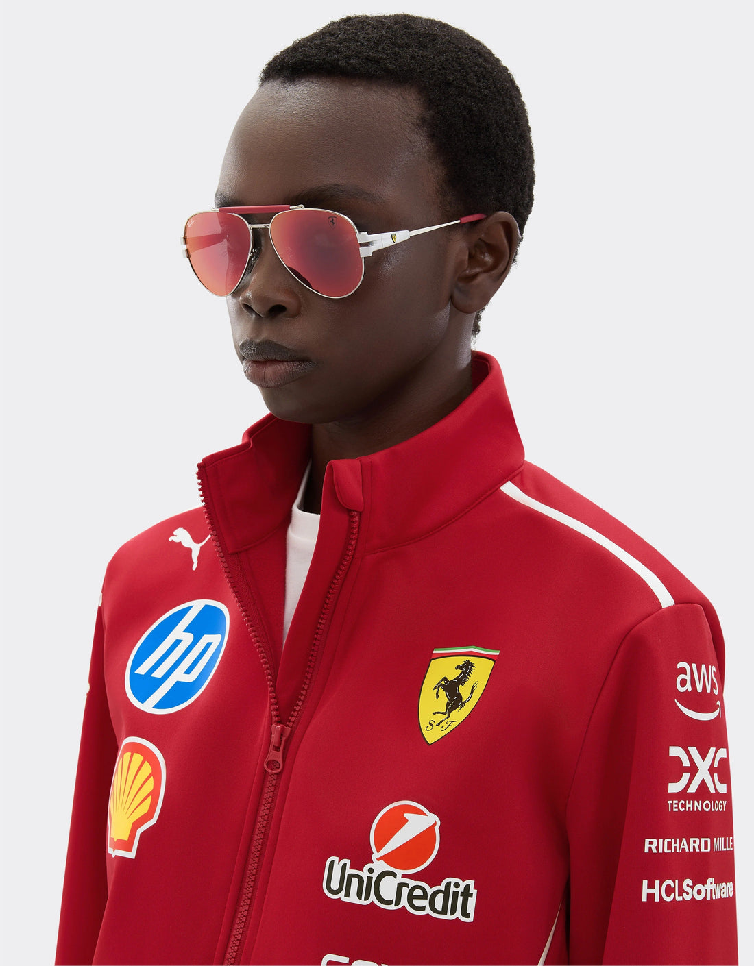 RAYBAN RB3762M SCUDERIA FERRARI F1256P 58 SUNGLASSES