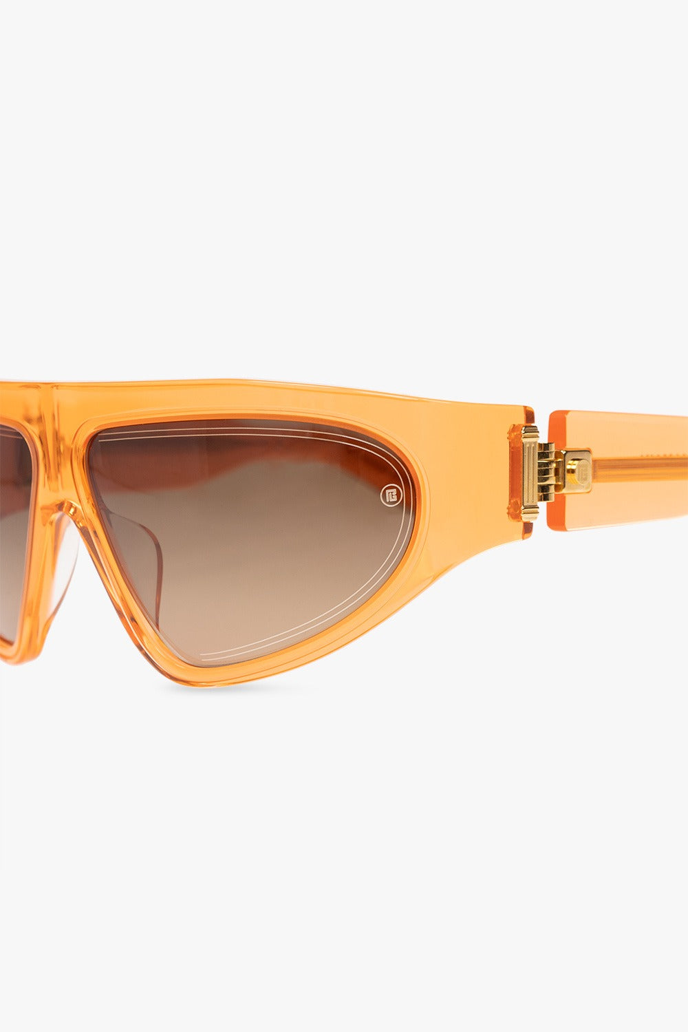BALMAIN PARIS BPS143D B-ESCAPE ORG GLD 62 SUNGLASSES