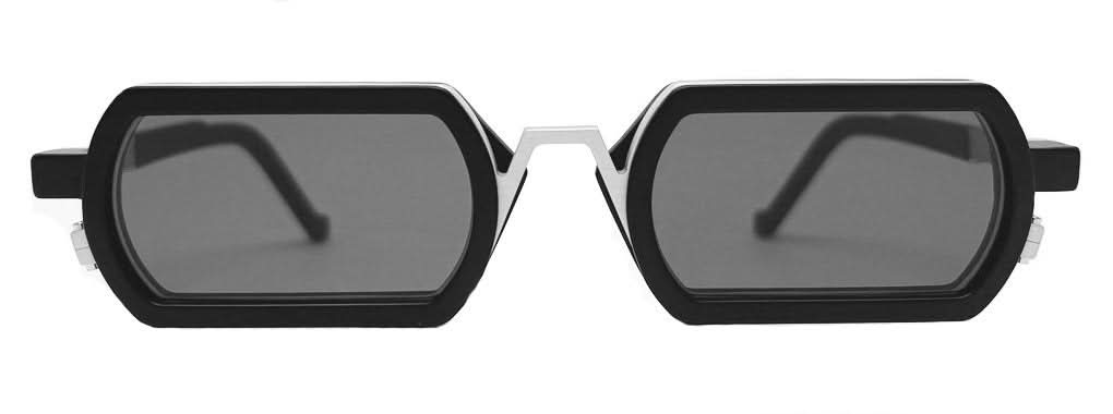 VAVA WL0072 WHITE LABEL BLACK MATT 52 SUNGLASSES