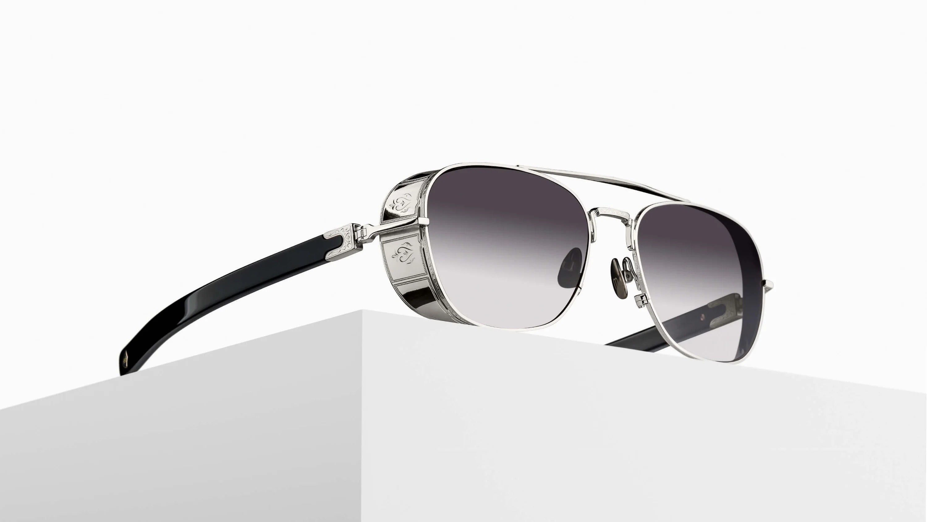 MATSUDA M3115 PW BLK 55 SUNGLASSES