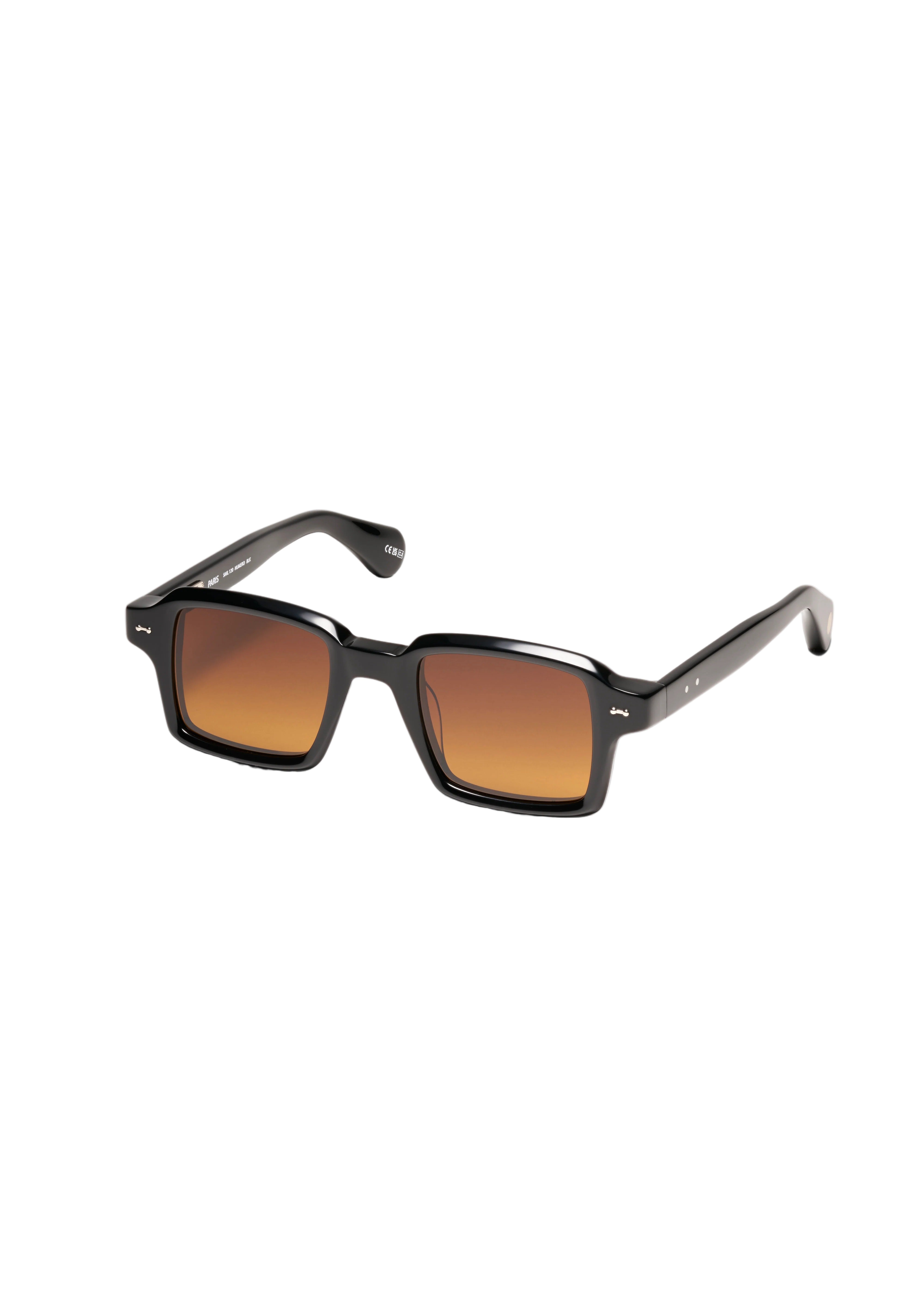 PETER AND MAY S120 BLK BRN 48 SUNGLASSES