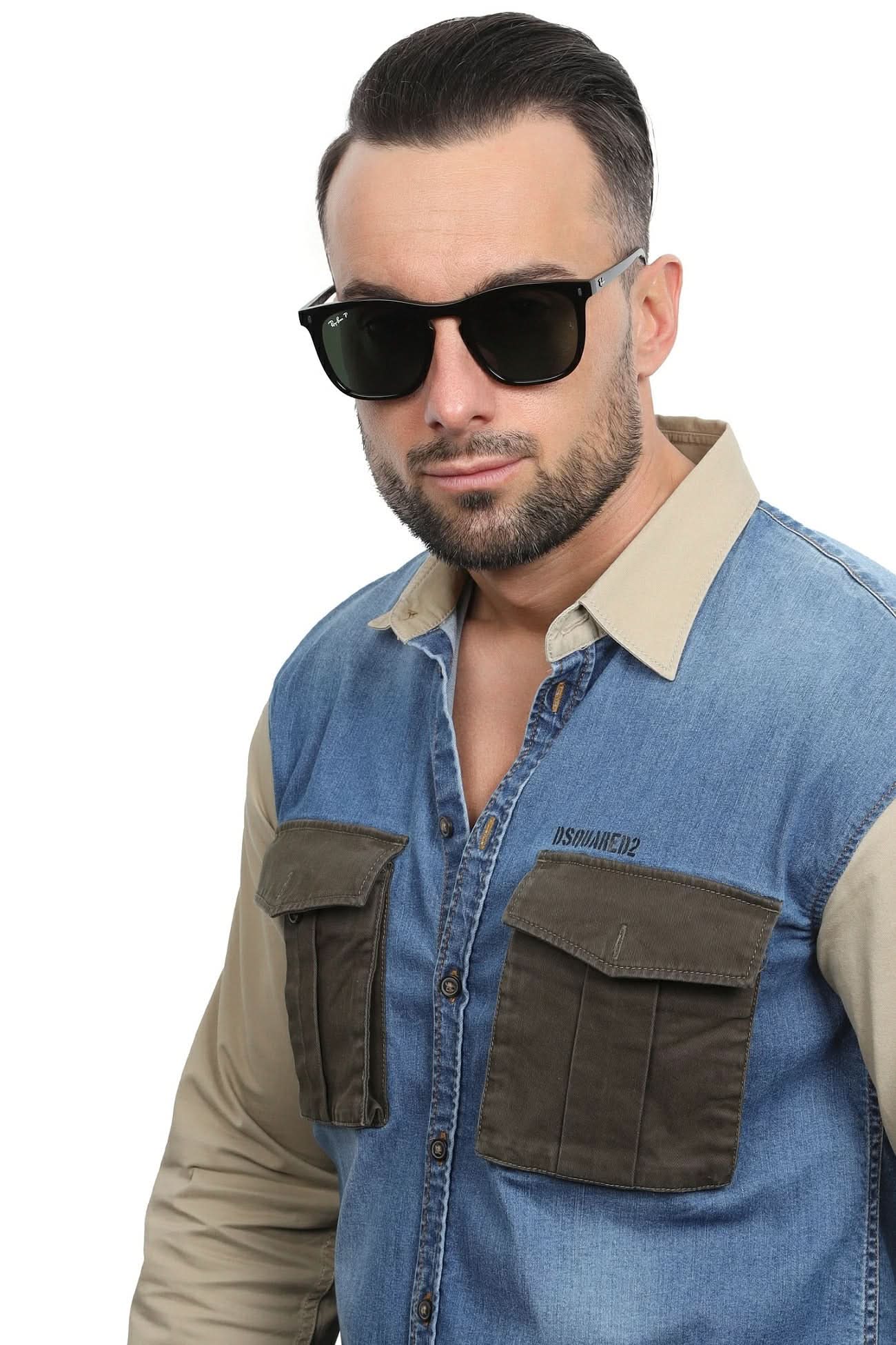 RAYBAN RB2210 BEATE 901/58 53 SUNGLASSES