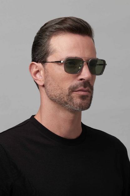 AKONI AKS507E SOLIS BLK BRN 51 SUNGLASSES
