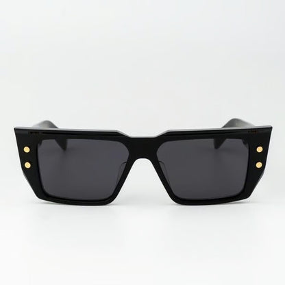 BALMAIN PARIS BPS128A B-VI BLK GLD 54 SUNGLASSES