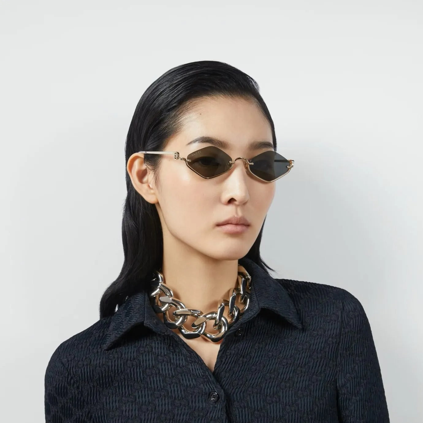 GUCCI GG1604S 001 53 SUNGLASSES